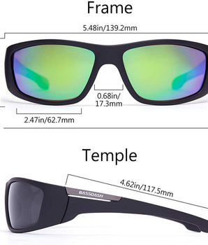 Polarized UV Protection Sport Sunglasses V02  - Bassdash