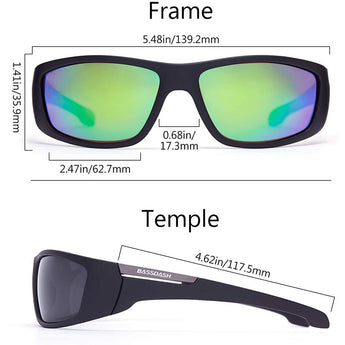 Polarized UV Protection Sport Sunglasses V02  - Bassdash