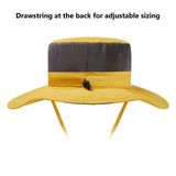 Unisex UPF 50+ Wide Brim Bucket Hat with Detachable Neck Flap FH02 - Bassdash