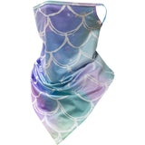 UPF 50+ UV Protection Earloop Neck Gaiter Windproof Bandanas - Bassdash