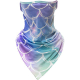 UPF 50+ UV Protection Earloop Neck Gaiter Windproof Bandanas - Bassdash
