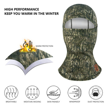 Winter Balaclava Fleece Ninja Hood Neck Warmer - Bassdash