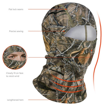 Winter Balaclava Fleece Ninja Hood Neck Warmer - Bassdash