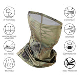 UPF 50+ Neck Gaiter with Breathable Holes - Bassdash