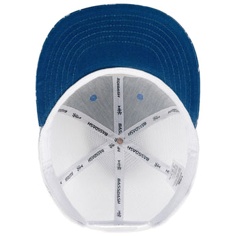 Unisex Flat Brim Trucker Cap - Blue5 - Bassdash