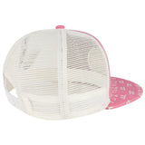Unisex Flat Brim Trucker Cap - Pink3 - Bassdash