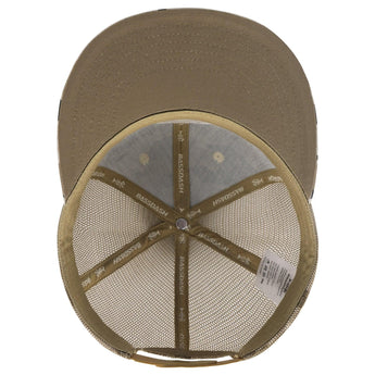 Unisex Flat Brim Trucker Cap - Mountain Camo - Bassdash