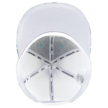 Unisex Flat Brim Trucker Cap - Fish Camo5 - Bassdash