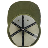 Unisex Flat Brim Trucker Cap - Palm Tree Camo5 - Bassdash