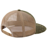 Unisex Flat Brim Trucker Cap - Army Green4 - Bassdash