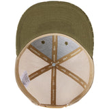 Unisex Flat Brim Trucker Cap - Army Green5 - Bassdash