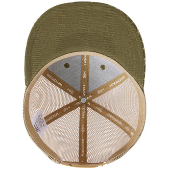Unisex Flat Brim Trucker Cap - Army Green5 - Bassdash