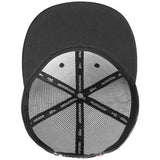 Unisex Flat Brim Trucker Cap - Black Fish Maple Flag6 - Bassdash