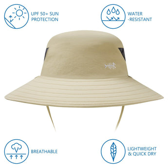 Unisex UPF 50+ Sun Hat with Face Cover & Neck Flap FH09 - Bassdash