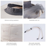 UPF 50+ Mosquito Sun Hat with Neck Flap - Bassdash