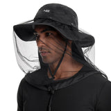 UPF 50+ Mosquito Sun Hat with Neck Flap - Bassdash