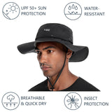 UPF 50+ Mosquito Sun Hat with Neck Flap - Bassdash