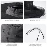 UPF 50+ Mosquito Sun Hat with Neck Flap - Bassdash