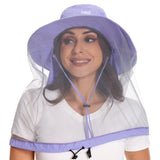 UPF 50+ Mosquito Sun Hat with Neck Flap - Bassdash