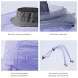 UPF 50+ Mosquito Sun Hat with Neck Flap - Bassdash