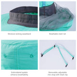 UPF 50+ Mosquito Sun Hat with Neck Flap - Bassdash