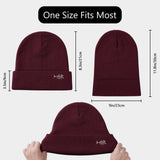 Unisex Winter Warm Knit Beanie Hats - Bassdash
