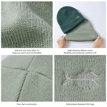Unisex Winter Warm Knit Beanie Hats - Bassdash