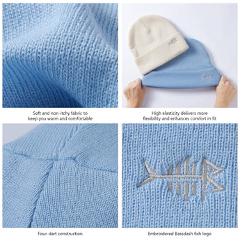 Unisex Winter Warm Knit Beanie Hats - Bassdash