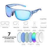 Unisex V03 Polarized Fishing Sunglasses UV400 - Bassdash