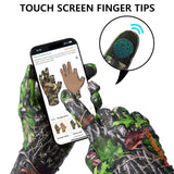 Men's Lightweight UPF 50+ Camo Hunting Gloves HG05 - Bassdash