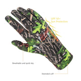 Men's Lightweight UPF 50+ Camo Hunting Gloves HG05 - Bassdash
