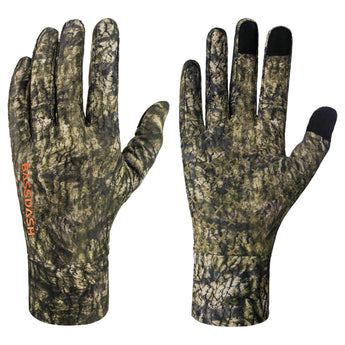 Men's Lightweight UPF 50+ Camo Hunting Gloves HG05 - Bassdash
