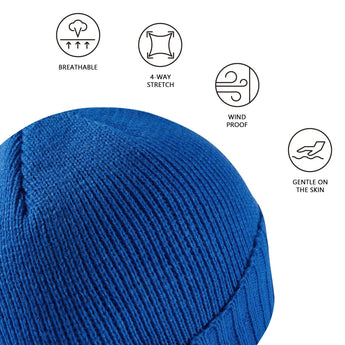 Fleece Lining Winter Knit Beanie - Bassdash