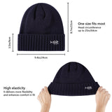 Fleece Lining Winter Knit Beanie - Bassdash