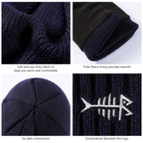 Fleece Lining Winter Knit Beanie - Bassdash