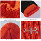 Fleece Lining Winter Knit Beanie - Bassdash