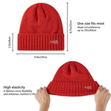 Fleece Lining Winter Knit Beanie - Bassdash