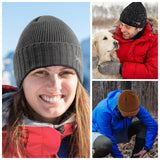 Fleece Lining Winter Knit Beanie - Bassdash