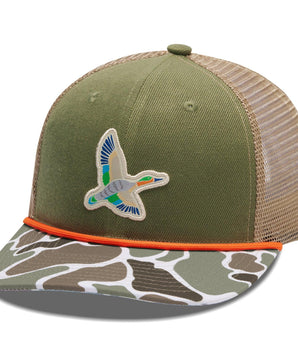 Unisex Embroidered Rope Trucker Hat - Bassdash