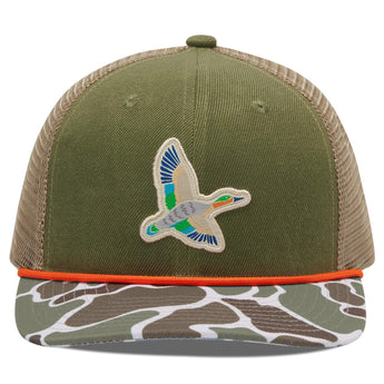 Unisex Embroidered Rope Trucker Hat - Bassdash