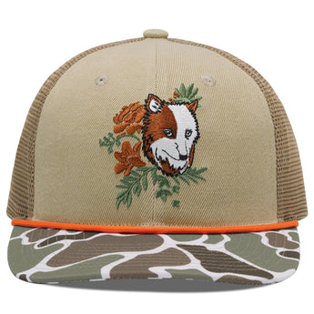 Unisex Embroidered Rope Trucker Hat - Bassdash