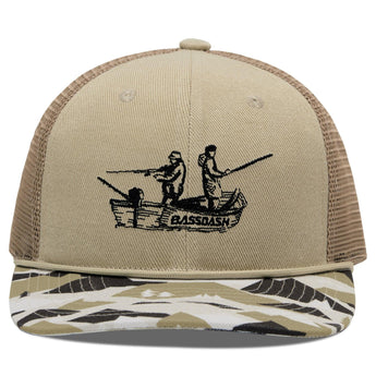 Unisex Embroidered Rope Trucker Hat - Bassdash