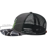 Unisex Embroidered Rope Trucker Hat - Bassdash