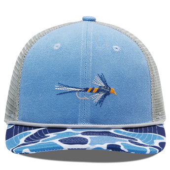 Unisex Embroidered Rope Trucker Hat - Bassdash