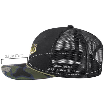 Unisex Embroidered Rope Trucker Hat - Bassdash