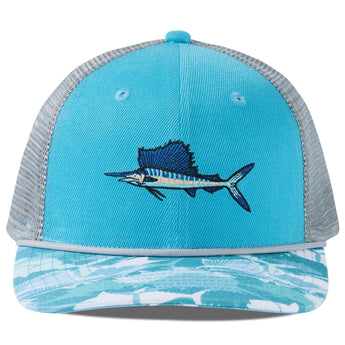 Unisex Embroidered Rope Trucker Hat - Bassdash