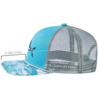 Unisex Embroidered Rope Trucker Hat - Bassdash