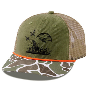 Unisex Embroidered Rope Trucker Hat - Bassdash