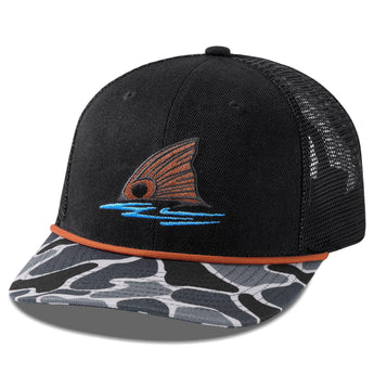 Unisex Embroidered Rope Trucker Hat - Bassdash