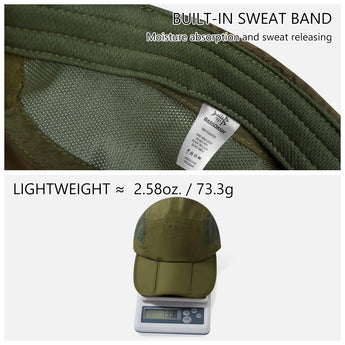 Unisex Folding Baseball Caps - Bassdash